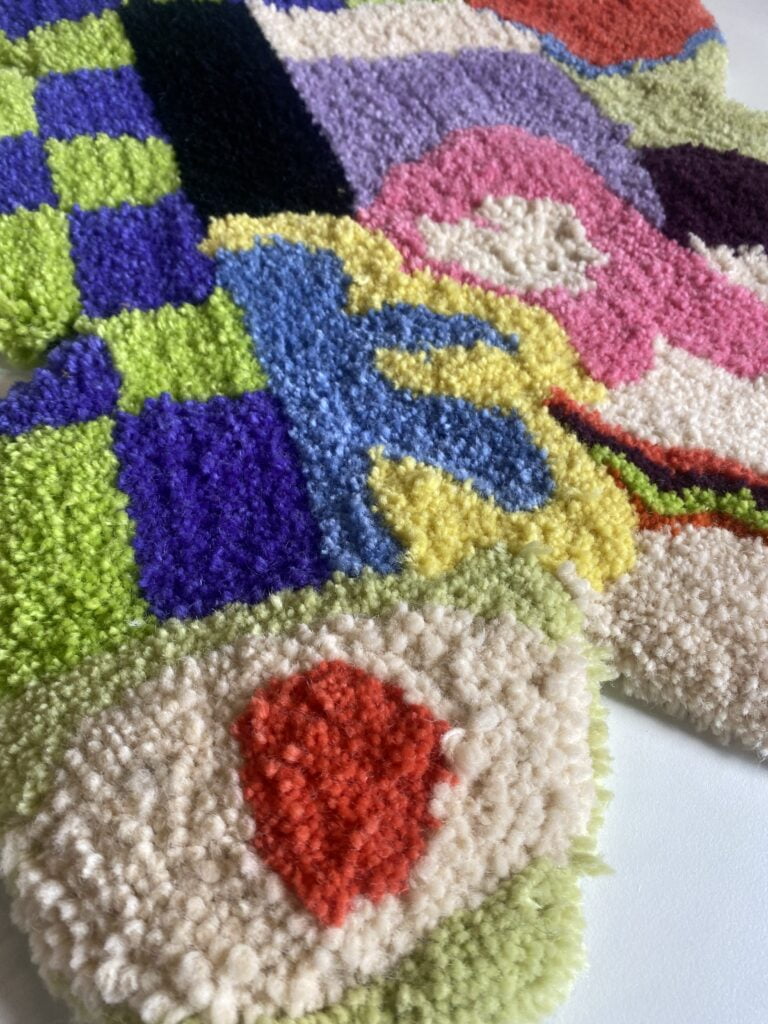 Tuft workshop - kleed voorbeeld